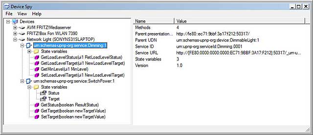 UPnP Device Spy Tool