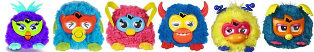 Furby Party Rockers : Fuusby, Twittby, Lovely, Scoffby, Wittby, Nerdby