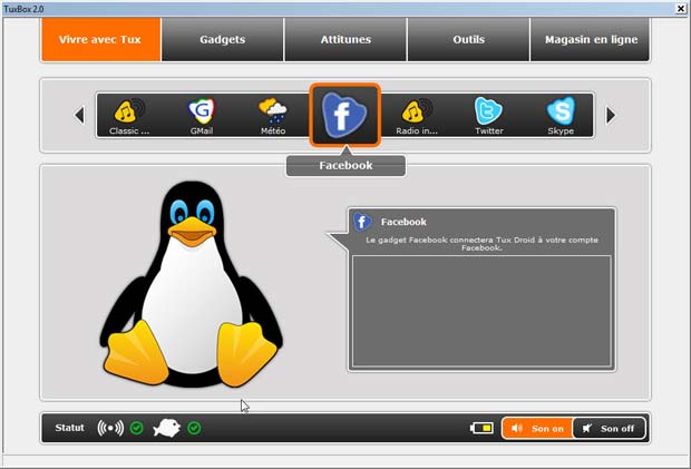 TuxBox 2.0 pour Tux Droid