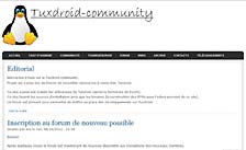 Site web tuxdroid-community.org