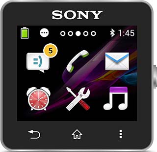 Sony SmartWatch 2 Homescreen