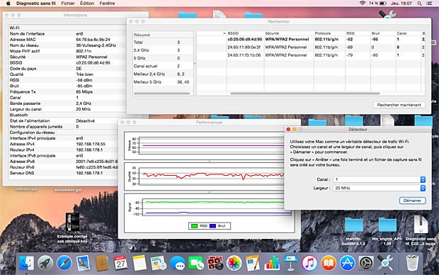 Mac OSX Wi-Fi Analyser