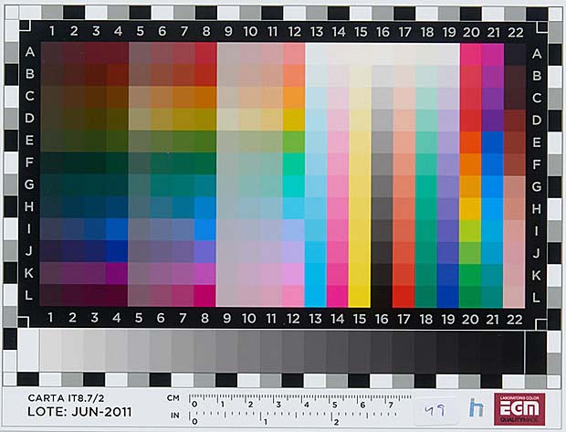 IT8 color chart