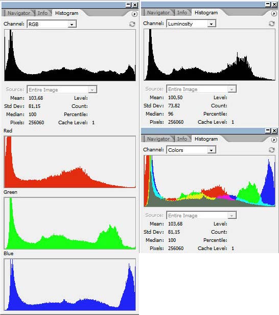 Photoshop histogram windows 