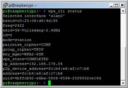 wpa_cli status