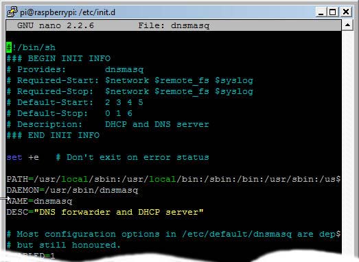 init.d dnsmasq