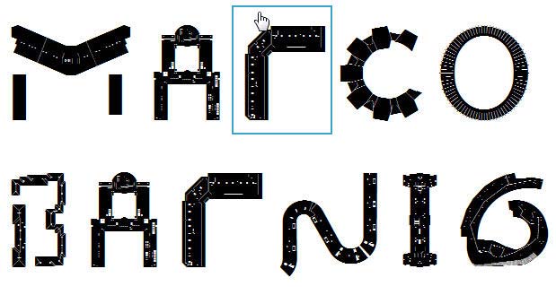 Aerial Bold Buildings Font