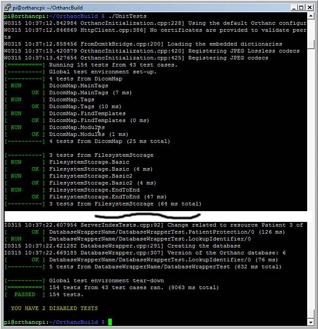 Orthanc UnitTests