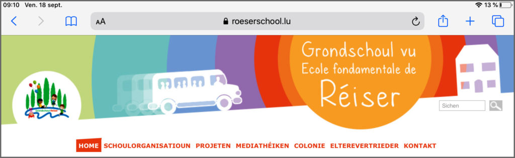 Projet Roeserschool.lu