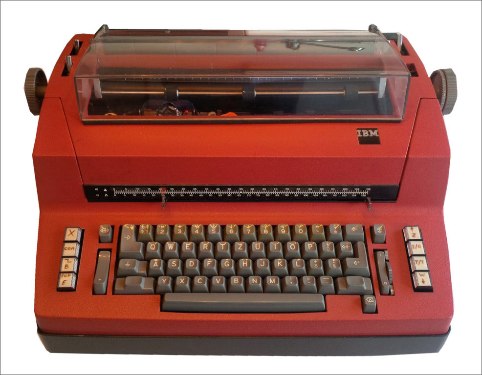 Text processing system for IBM Selectric